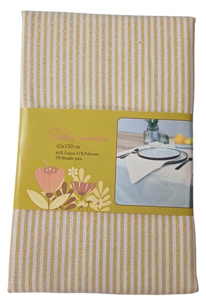Fata de masa decorativa SHIMORA 45x150 cm - mai multe culori Culoare: Verde