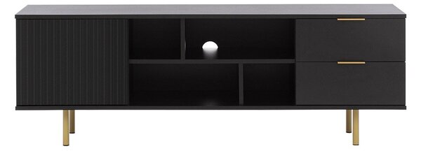 Dulap TV Newelon NW06 (Negru + auriu) . 1106243