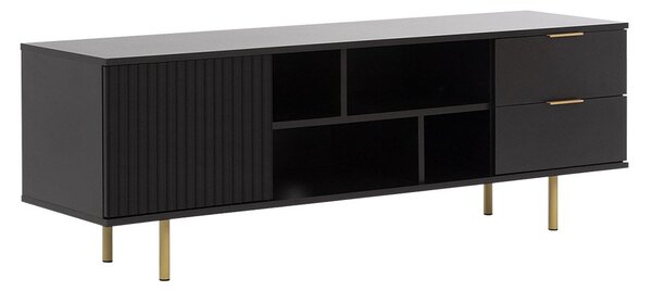 Dulap TV Newelon NW06 (Negru + auriu) . 1106243