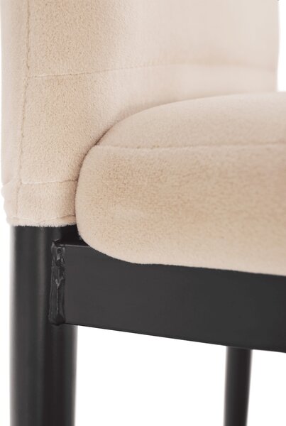 Scaun de sufragerie Antigone NEW (bej + negru). 1028854
