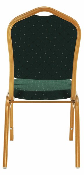 KONDELA Scaun stivuitor, verde / vopsea aurie, ZINA 3 NOU