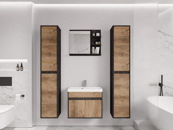 Z0ND0 Mobilier baie Garmana XL (matera + breslau castan) . 1103912