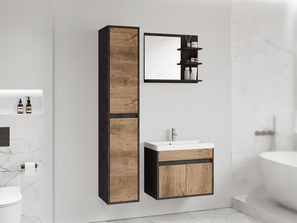 Z0ND0 Mobilier baie Garmana (matera + breslau castan) . 1103930
