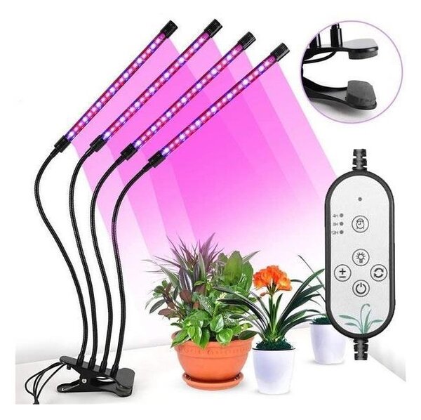 Lampă LED de tavan dimabilă cu clemă pentru creșterea plantelor LED/15W/5V Hadex