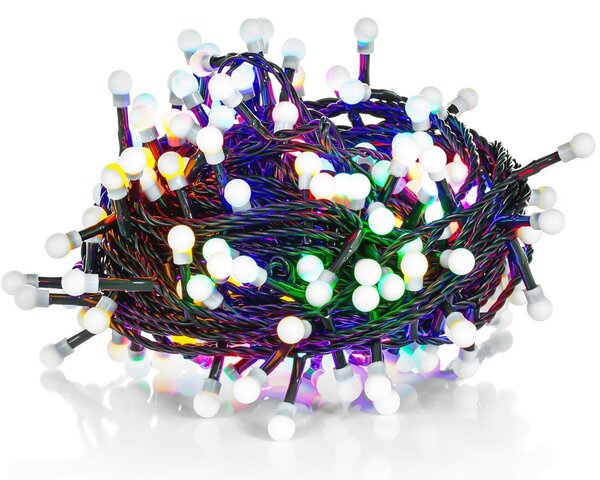 Retlux RXL 221 ghirlandă becuri sferice 100 LED 10+5m, multicolor