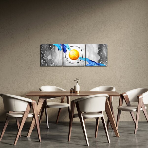 Tablou - Conexiune (cu ceas) (90x30 cm)