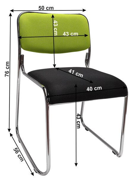 Scaun de birou Bluttu (verde). 1016148