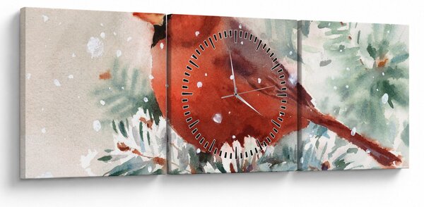 Tablou - Cardinal (cu ceas) (90x30 cm)