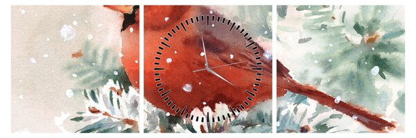 Tablou - Cardinal (cu ceas) (90x30 cm)