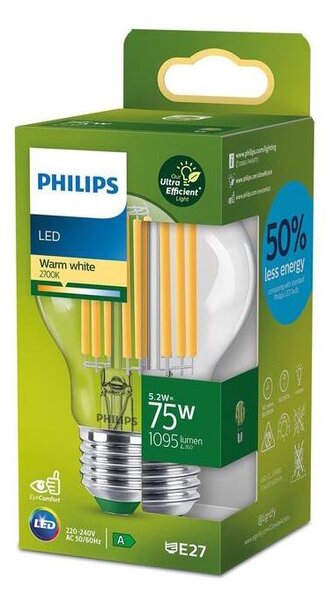 Bec LED Nordlux Philips A60 E27/5,2W/230V 2700K