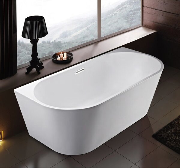 Cada freestanding, Florida, Beatrice 150, cu instalatie completa, alb