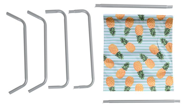 Sezlong de plaja pliabil SAND PINEAPPLE, colorat