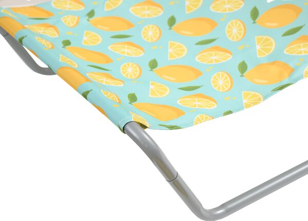 Sezlong de plaja pliabil SAND LEMON, colorat