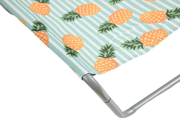 Sezlong de plaja pliabil SAND PINEAPPLE, colorat