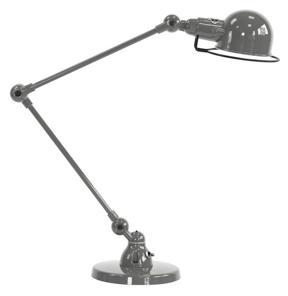 Jieldé Signal SI333 lampă de masă cu bază, gri mouse, Gri, Camera de zi / sufragerie, Metal, Design industrial