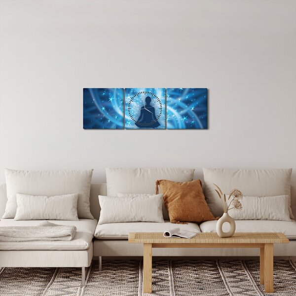 Tablou - Energie spirituală (cu ceas) (90x30 cm)