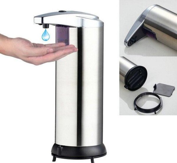 Dozator de sapun + Dozator pasta de dinti cu suport de periute