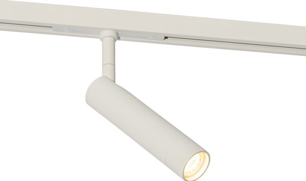 Spotlight modern alb pentru sistem de șine monofazat - Slimline Uzzy