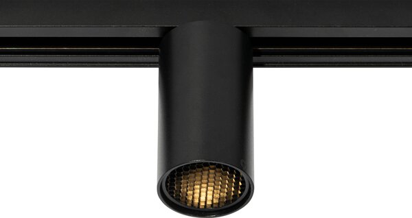 Spotlight modern negru pentru sistem de șină monofazat GU10 50mm - Iconic Ruby Honey