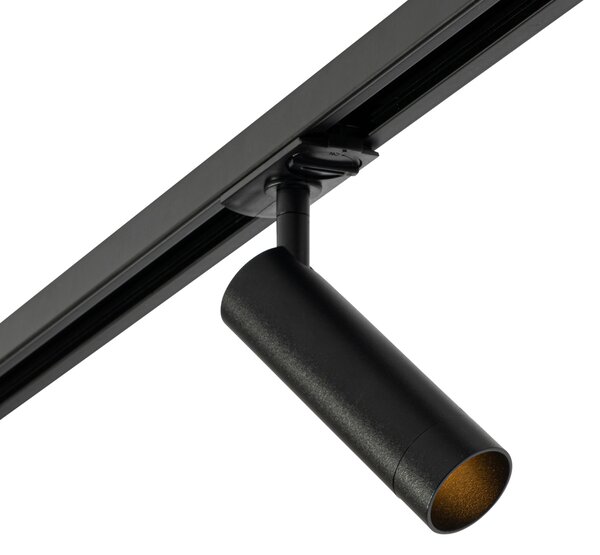 Spotlight modern negru pentru sistem de șină 35mm monofazat - Iconic Jeana Luxe
