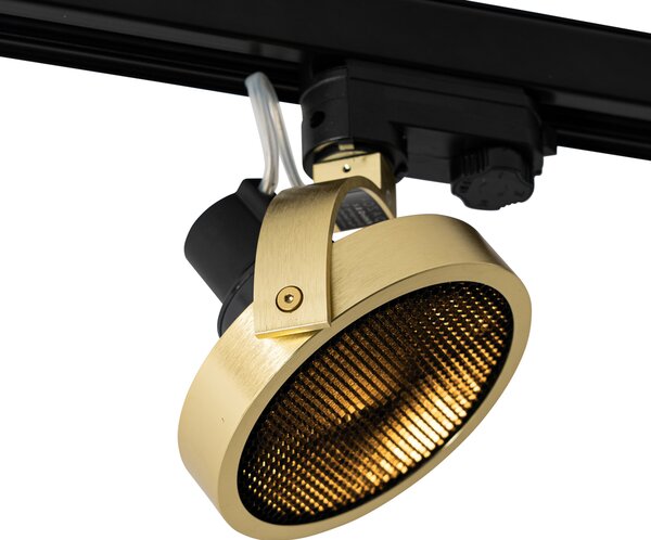 Spotlight modern pe șină trifazată auriu - Master 111 Honey