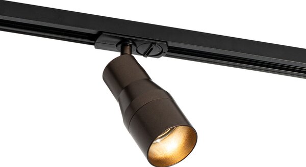 Spotlight modern bronz închis pentru sistem de șine monofazat - Iconic Kohua