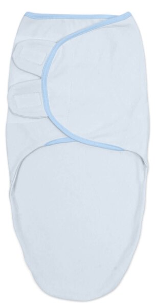 Set 2 sisteme de infasat reglabil din bumbac 0-3 luni Kidizi Elefun blue, 100% bumbac