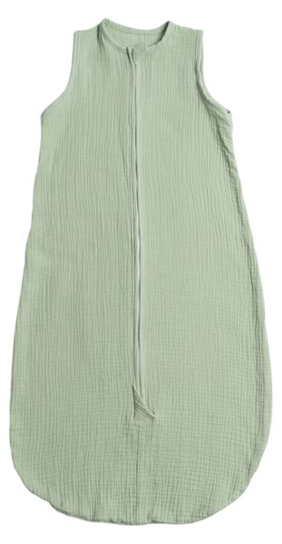 Set 2 saci de dormit de vara pentru copii din muselina dubla 3-18 Kidizi Mint Natur, 0.3 tog
