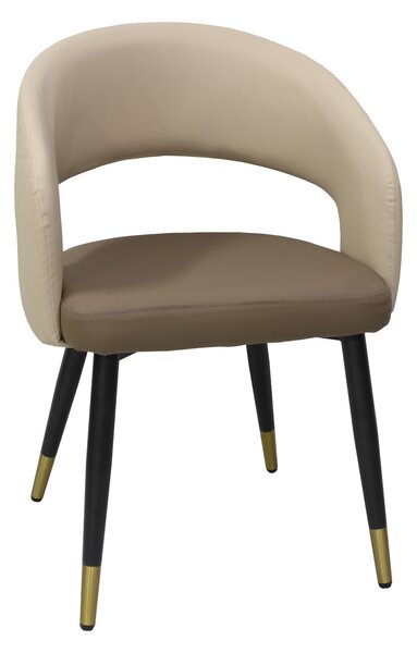 Scaun Piele Ecologică Monaco Maro Crem