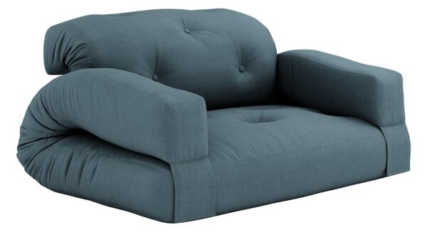 Canapea albastră extensibilă 140 cm Hippo - Karup Design