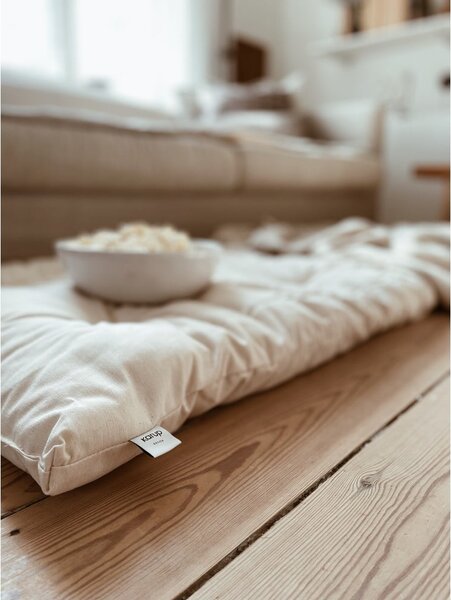 Saltea futon bej 70x190 cm Bed In A Bag Linen Beige – Karup Design