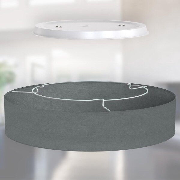 Plafonieră LED/20W/230V gri B.K. Licht 1393