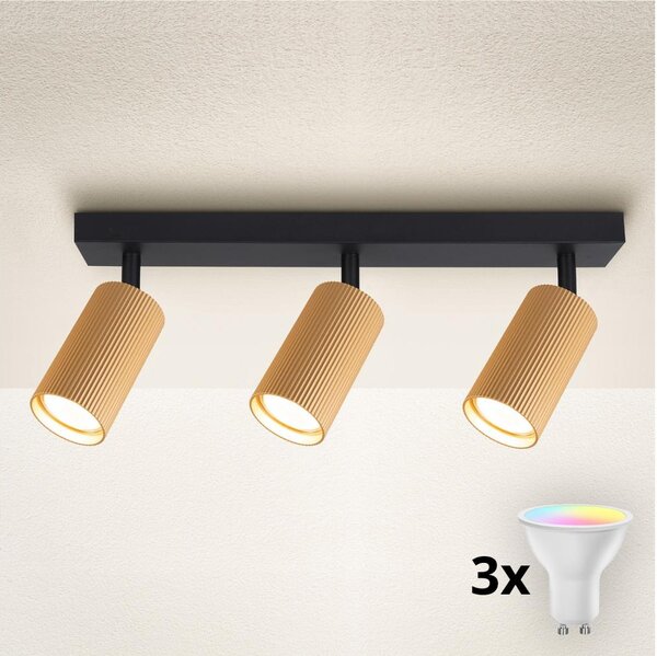 Brilagi - Spot LED RGBW dimabil SELE MODERN 3xGU10/4,8W/230V auriu