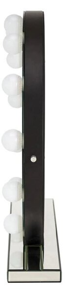 Oglinda TORANO, argintiu, cu iluminare LED, 70x70 cm