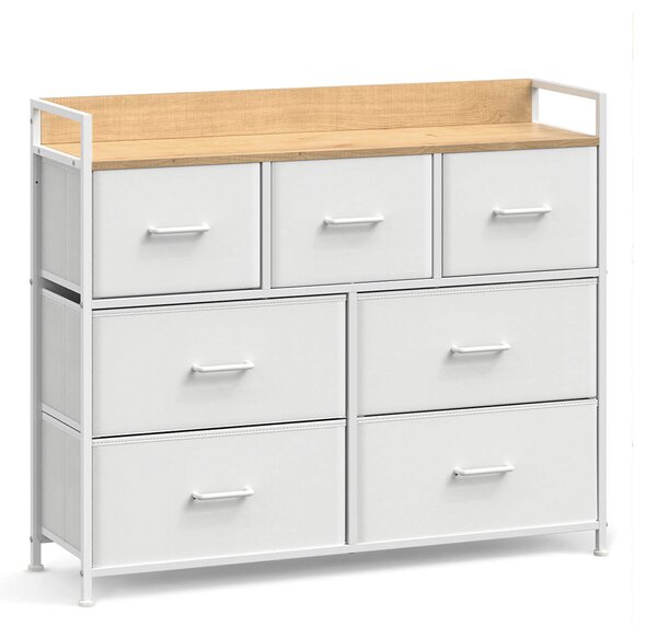 Comoda cu sertare FLEXIRO 98x85 cm, stejar/alb