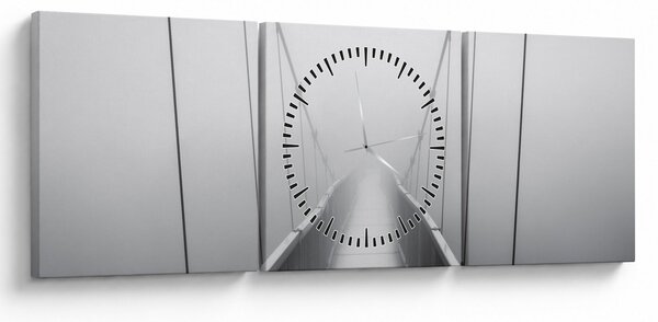 Tablou - Pod spre necunoscut (cu ceas) (90x30 cm)