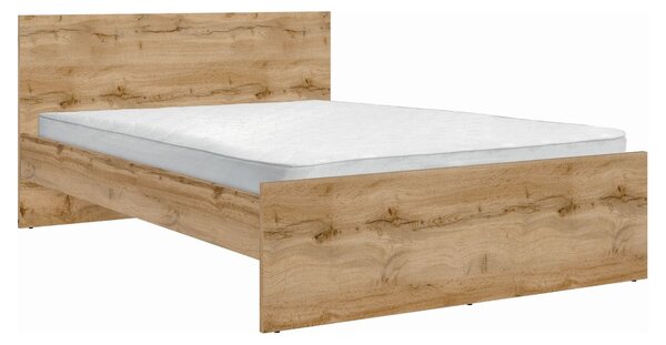 Cadru pat ZELE 160x200 cm, stejar wotan, PAL