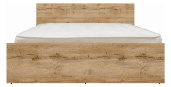 Cadru pat ZELE 160x200 cm, stejar wotan, PAL