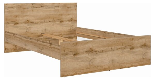 Cadru pat ZELE 160x200 cm, stejar wotan, PAL