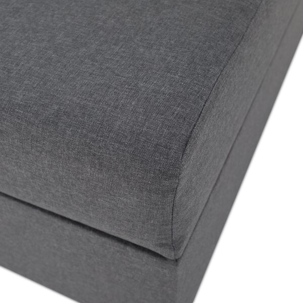 KONDELA Pat Boxspring, gri, 140x200, ADARA