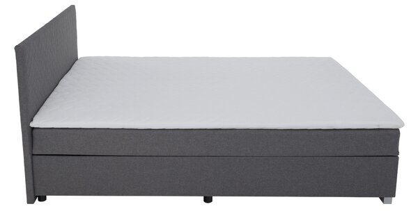 KONDELA Pat Boxspring, gri, 140x200, ADARA