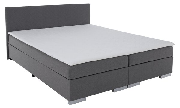 KONDELA Pat Boxspring, gri, 140x200, ADARA