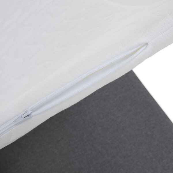 KONDELA Pat Boxspring, gri, 140x200, ADARA