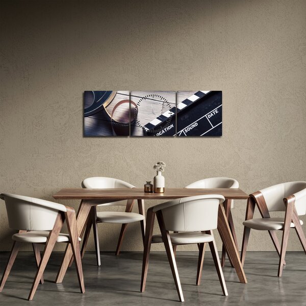 Tablou - Film (cu ceas) (90x30 cm)