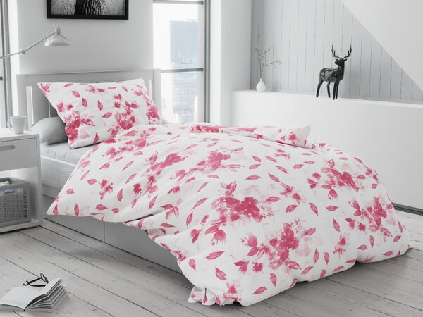 Lenjerie de pat din bumbac roz, VACLA Dimensiune lenjerie de pat: 2 buc 70 x 90 cm | 200 x 220 cm