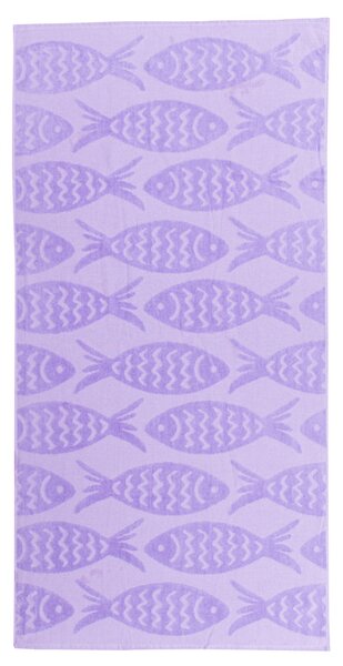 Prosop de plaja Culoare violet, FISH