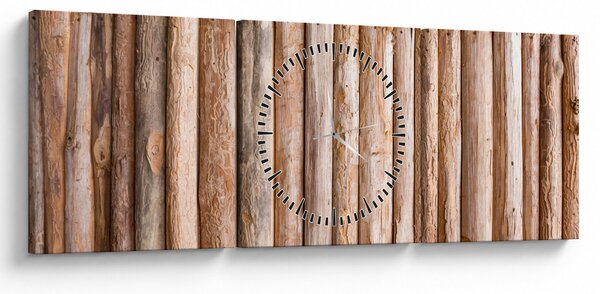 Tablou - Bambus (cu ceas) (90x30 cm)