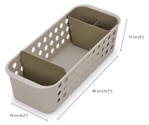 Organizator de baie bej EasyStore – Joseph Joseph