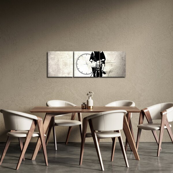 Tablou - Un sentiment de libertate (cu ceas) (90x30 cm)