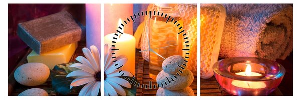Tablou - Momentul odihnii (cu ceas) (90x30 cm)